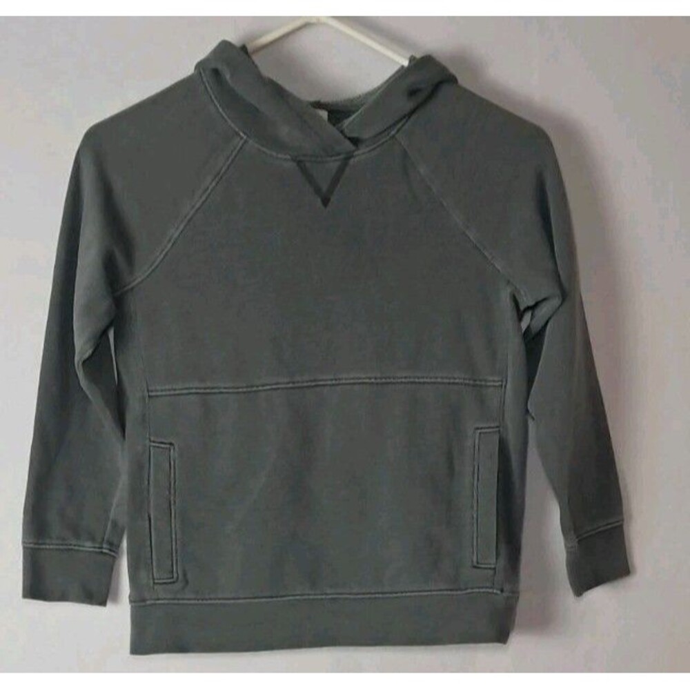 Wonder Nation Boys S 6-7 Gray Hooded Sweatshirt